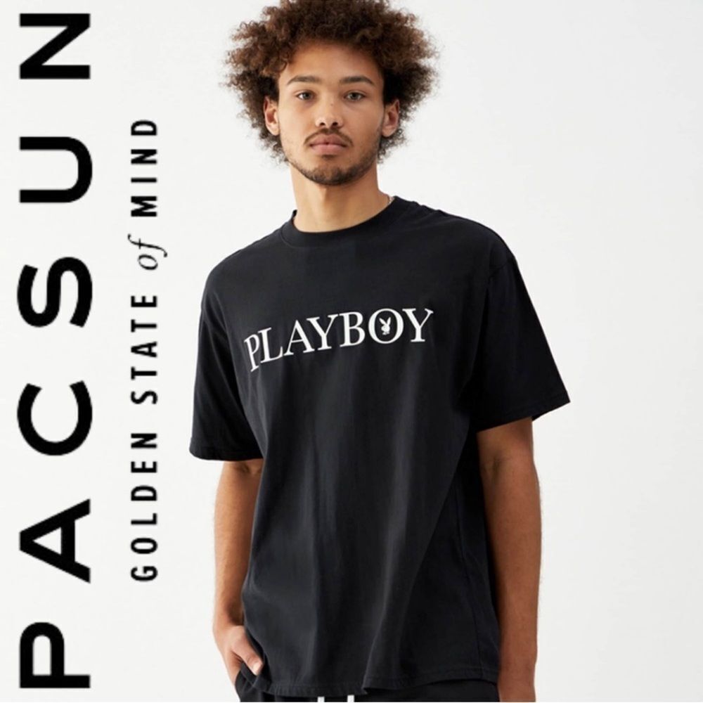 Playboy Black T-Shirt by PacSun House T-Shirt